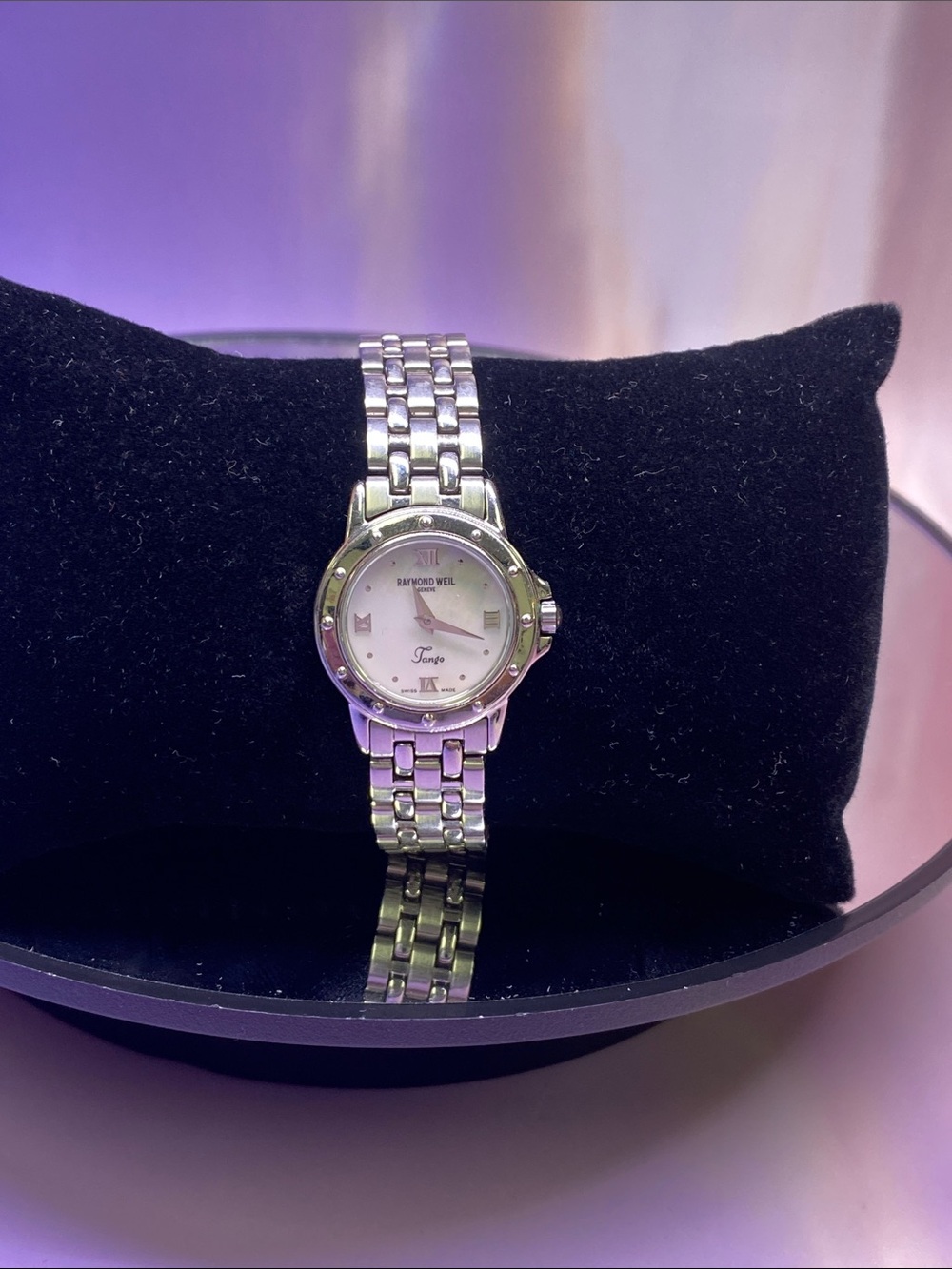 Raymond Weil Silver Stainless Steel Ladies Watch with Mother-of-Pearl Dial